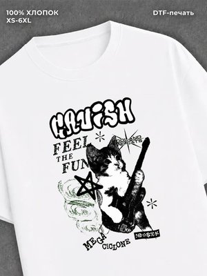 Футболка котик