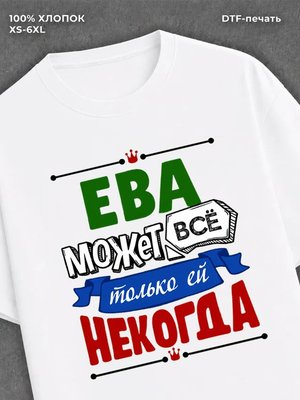 Футболка Арина может все