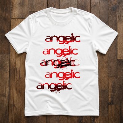 Футболка angelic y2k archive type vintage
