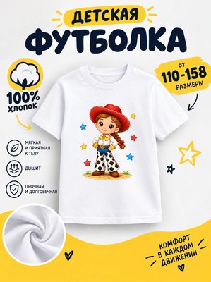Футболка детская для девочек