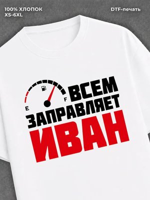 Футболка мужская именная всем з