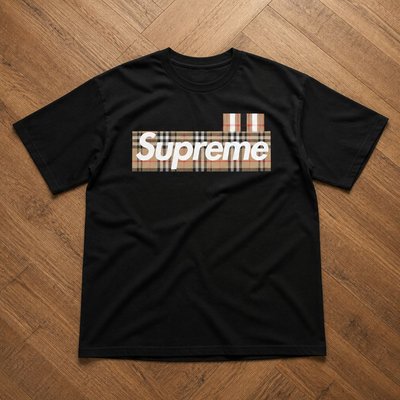 Футболка supreme box logo streetwear y2k flat_lay