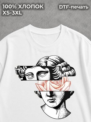 Футболка альт дрейн y2k white