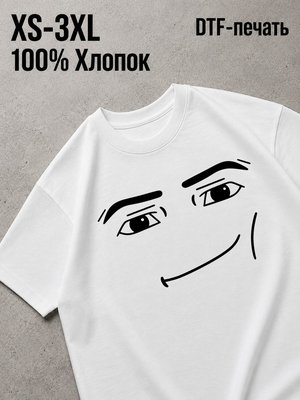 Футболка лица roblox