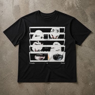 Футболка Jeff the killer y2k flat_lay